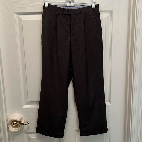 Nautica size 10 regular youth boys gray dress pants. - Picture 1 of 4